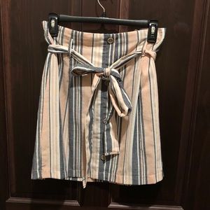 DryGoods pink/navy/white skirt